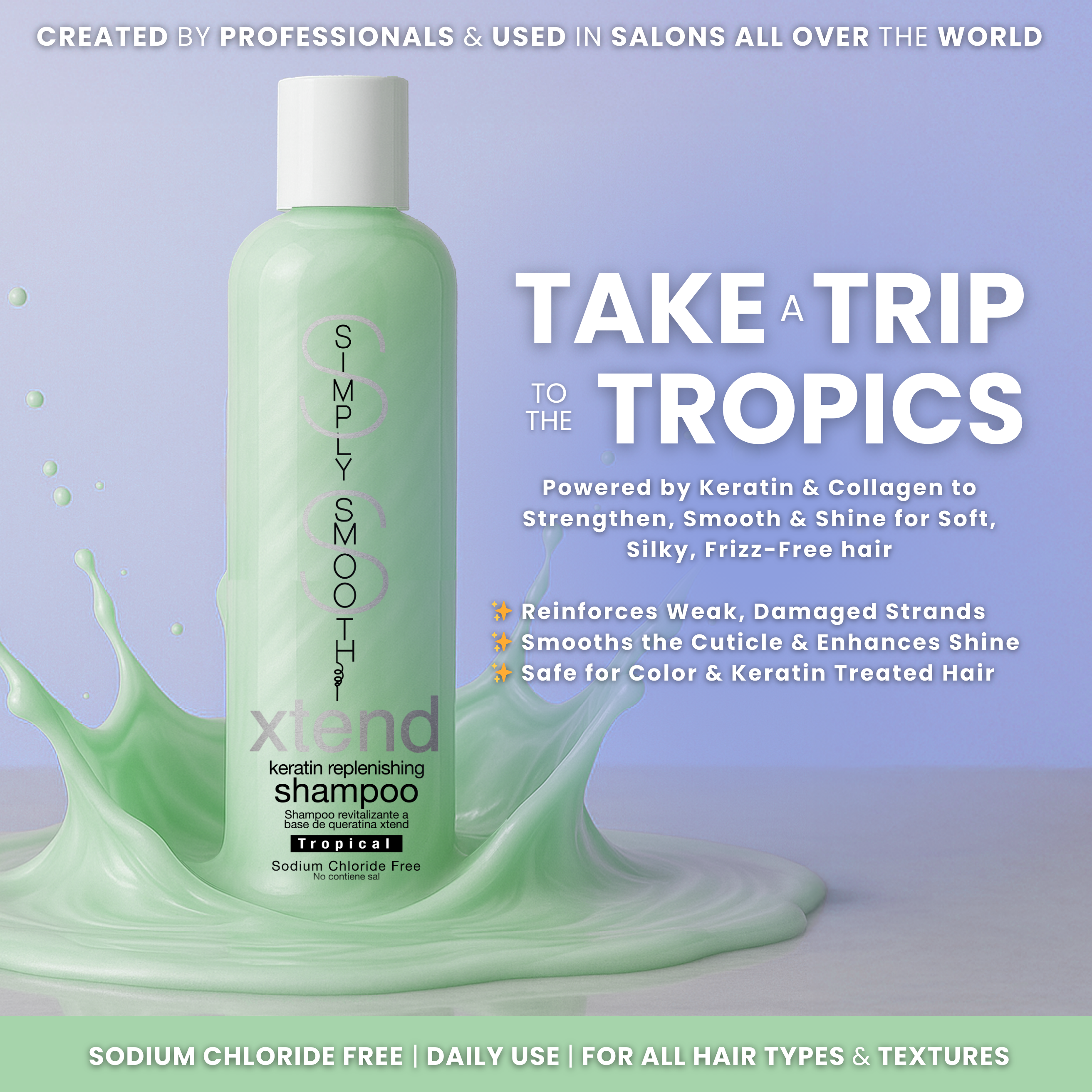 Tropical Keratin Replenishing Shampoo - American Culture Brands