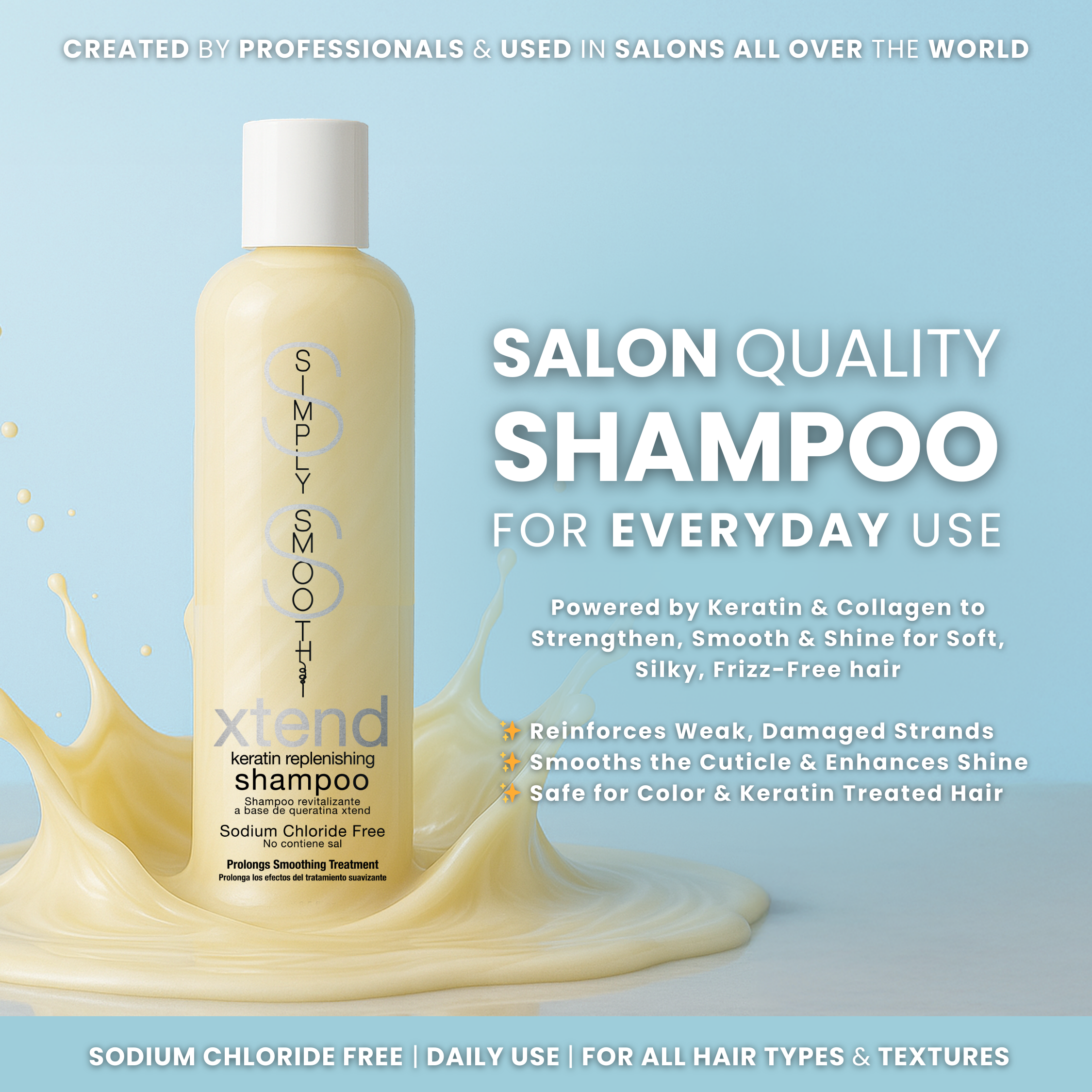 Keratin Replenishing Shampoo - American Culture Brands