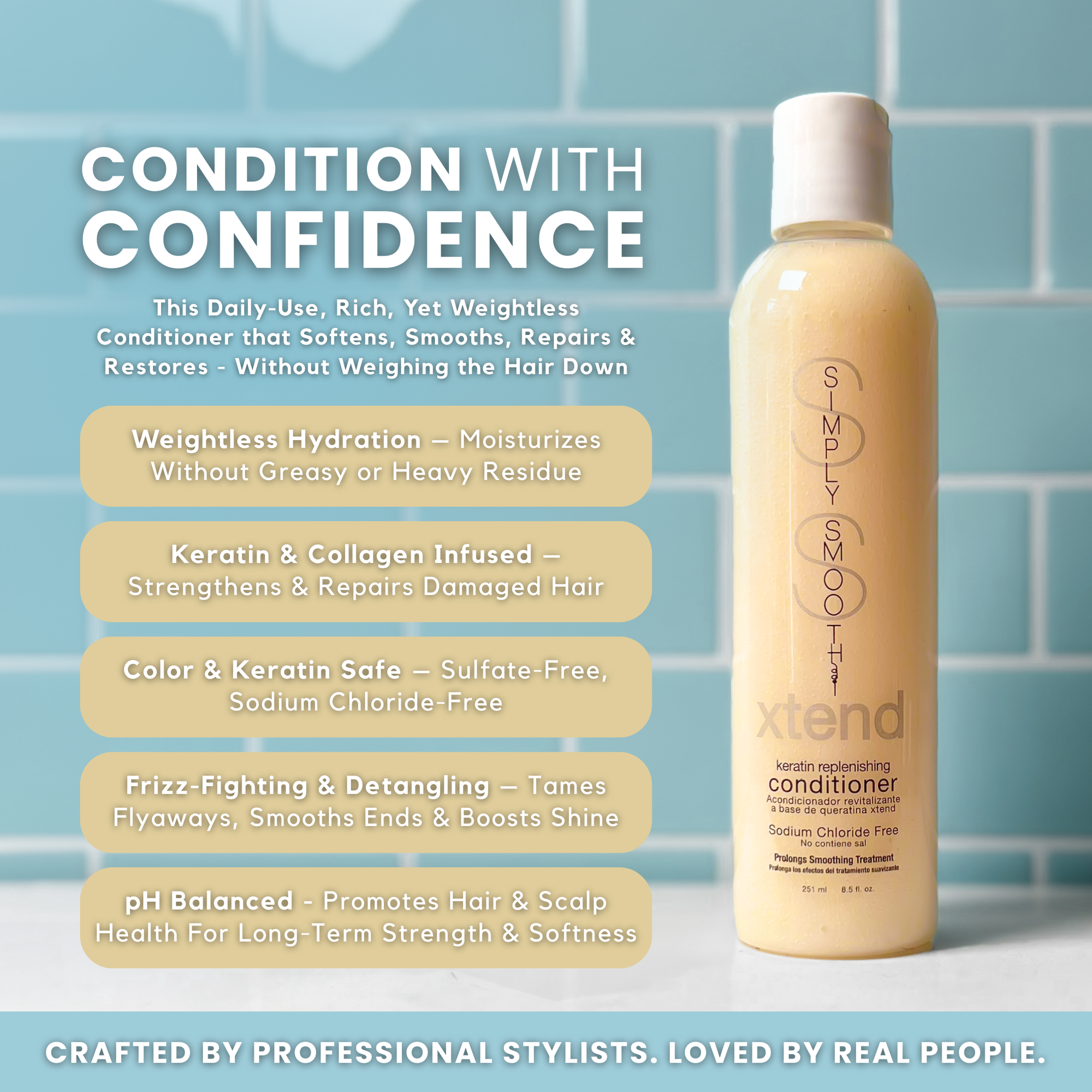 Keratin doplňování kondicionér.