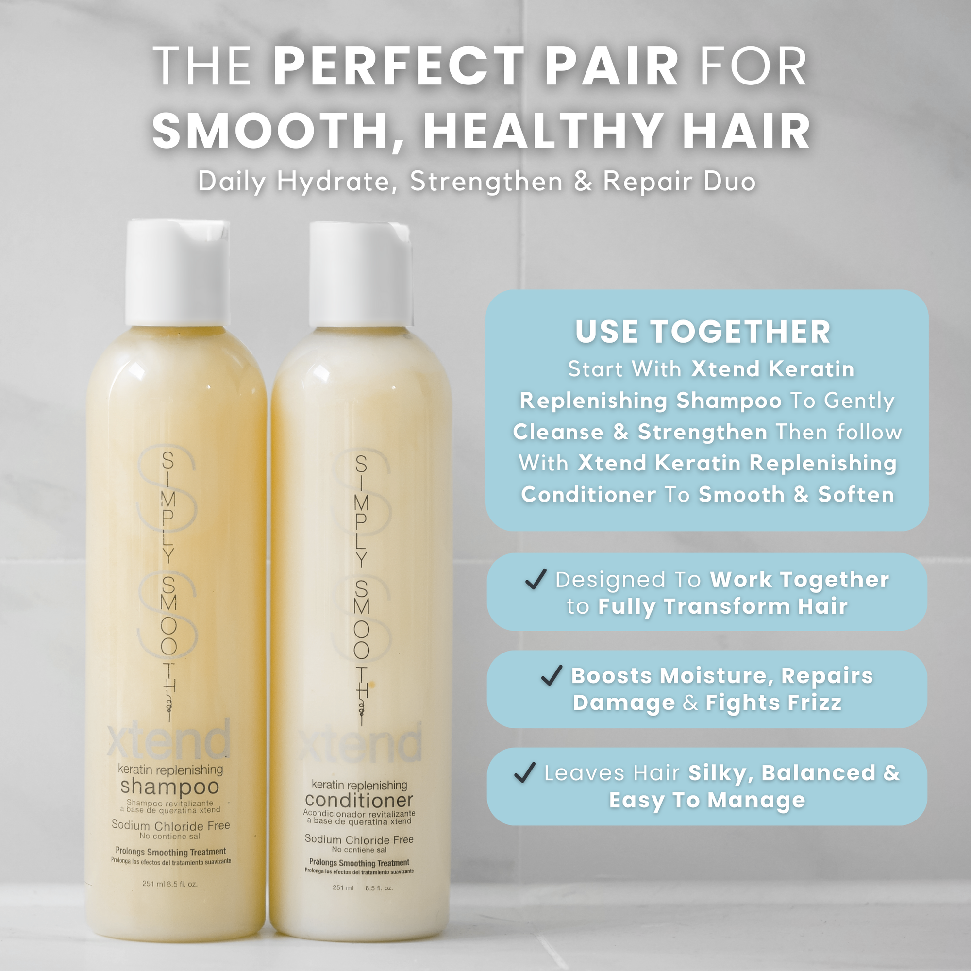 Keratin doplňování kondicionér.