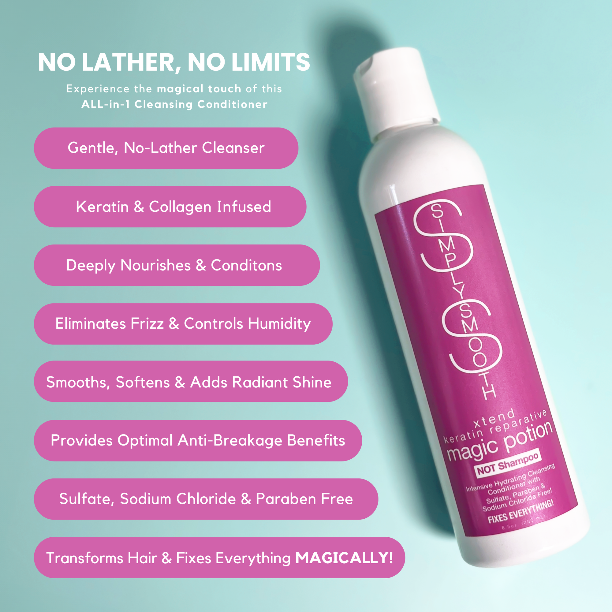 Potión mágica no champú