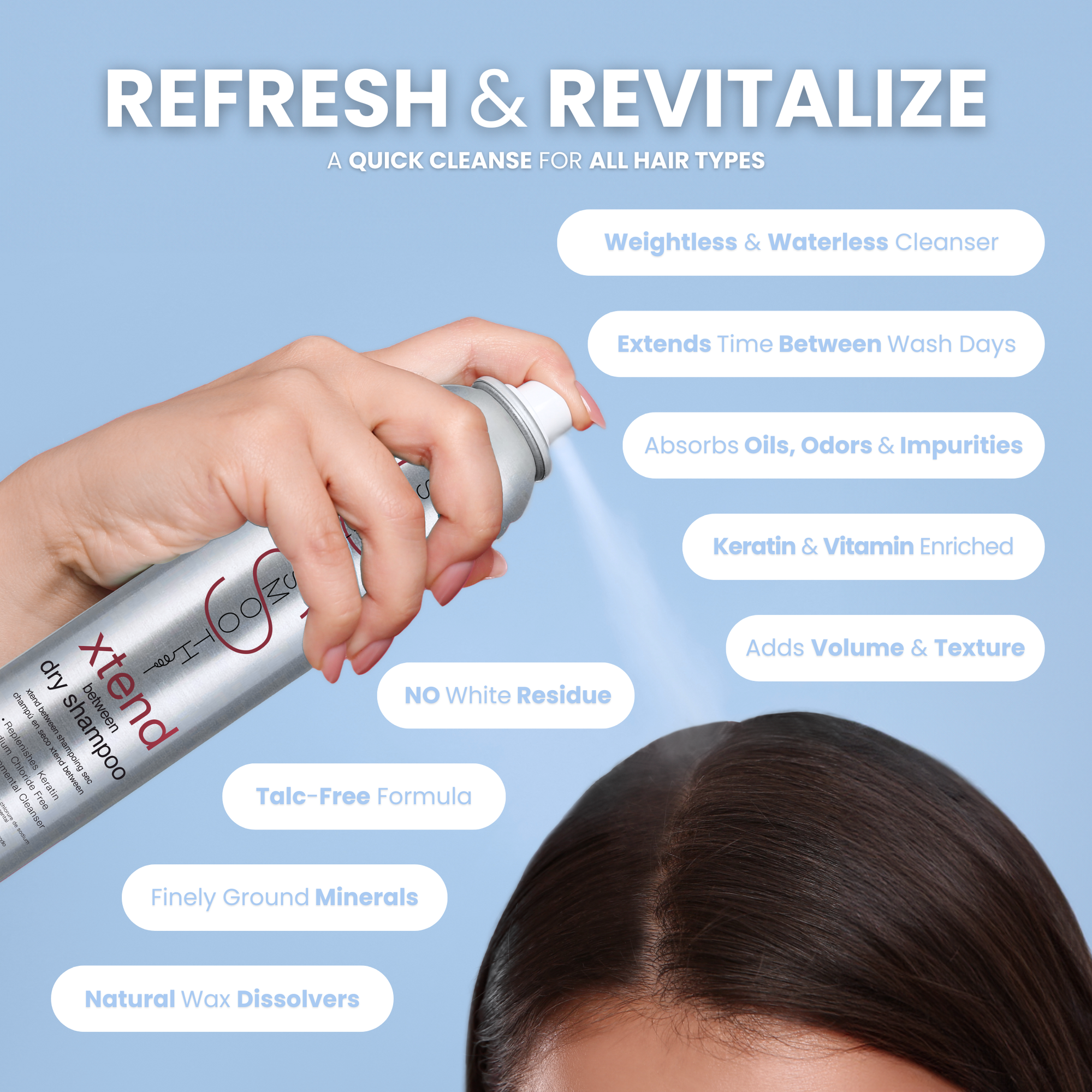 Keratin Replenishing Between Dry Shampoo