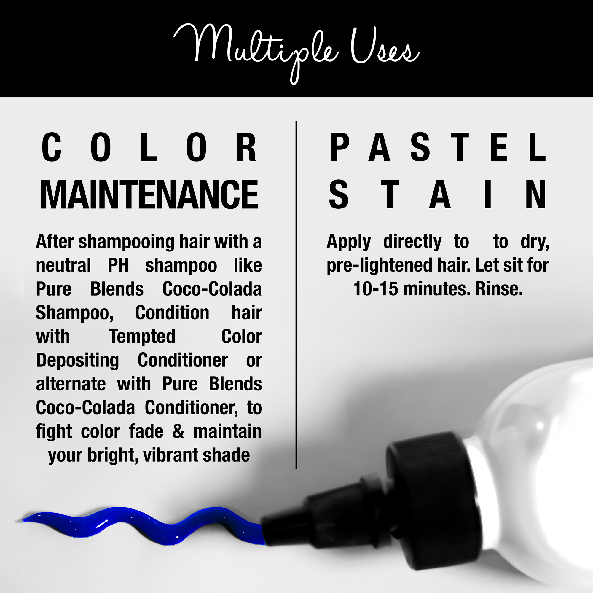 Tempted Blue Intense Color Depositing Conditioner