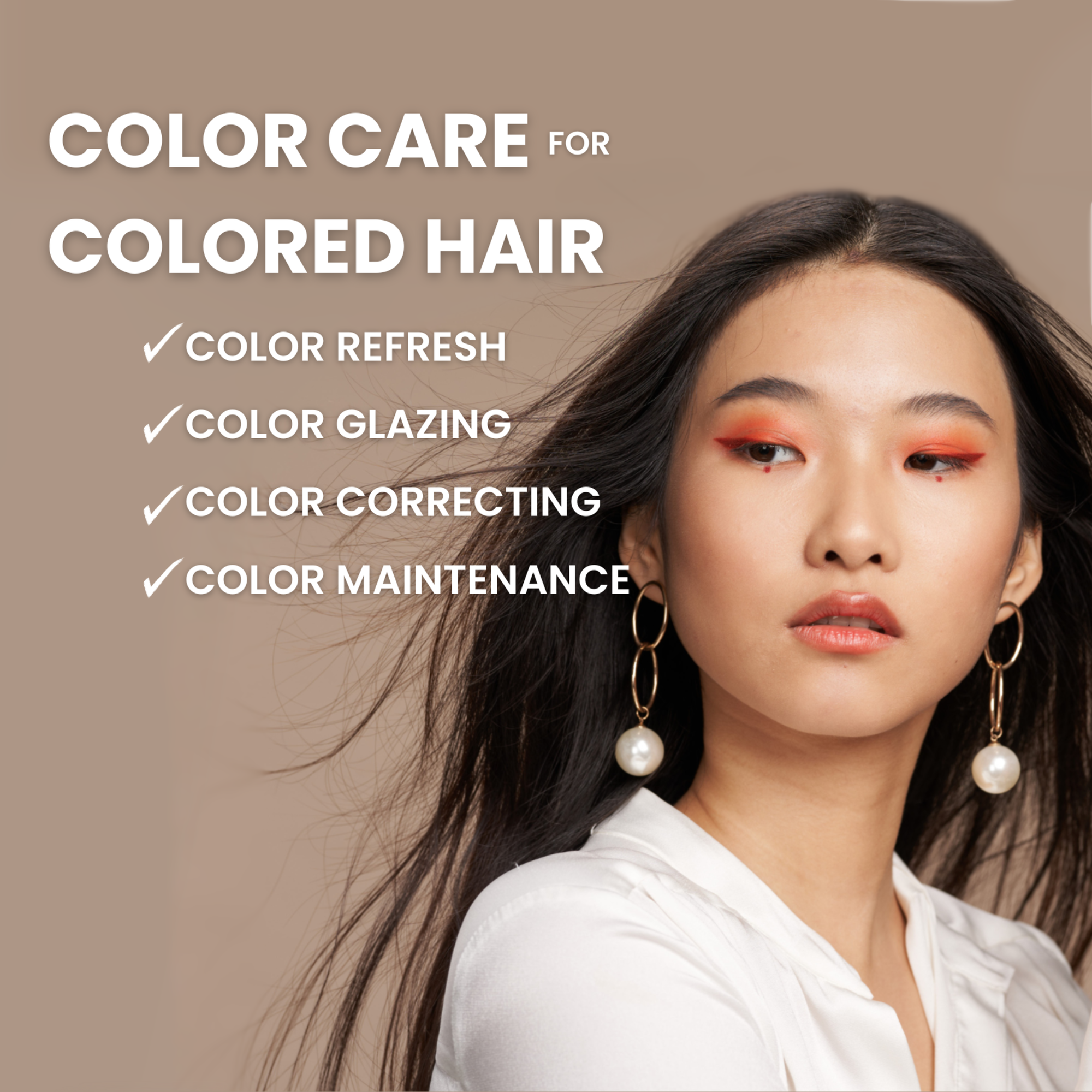 Champú de depósito de color hidratante de cacao