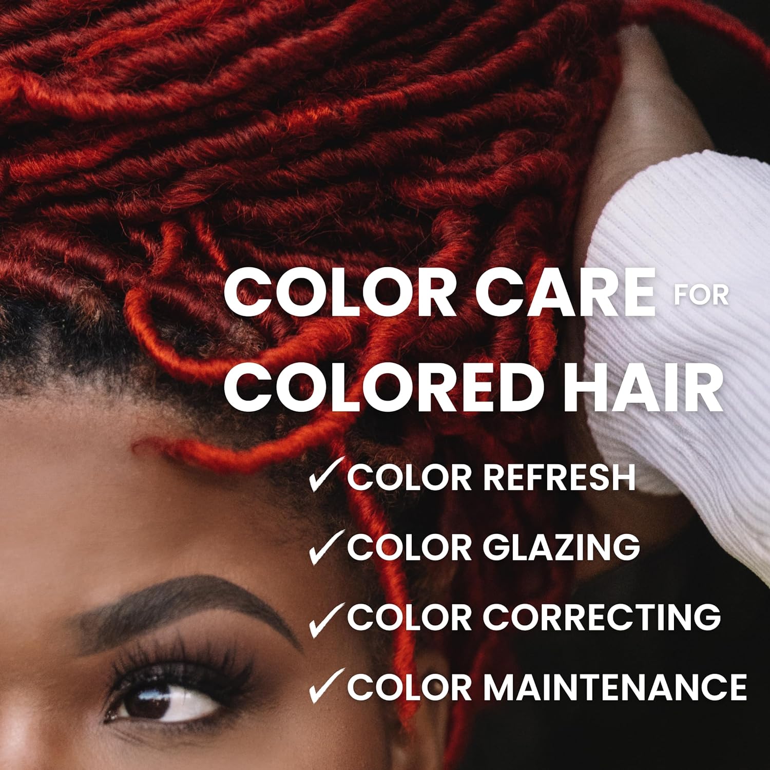 Acondicionador de depósito de color humectante rojo