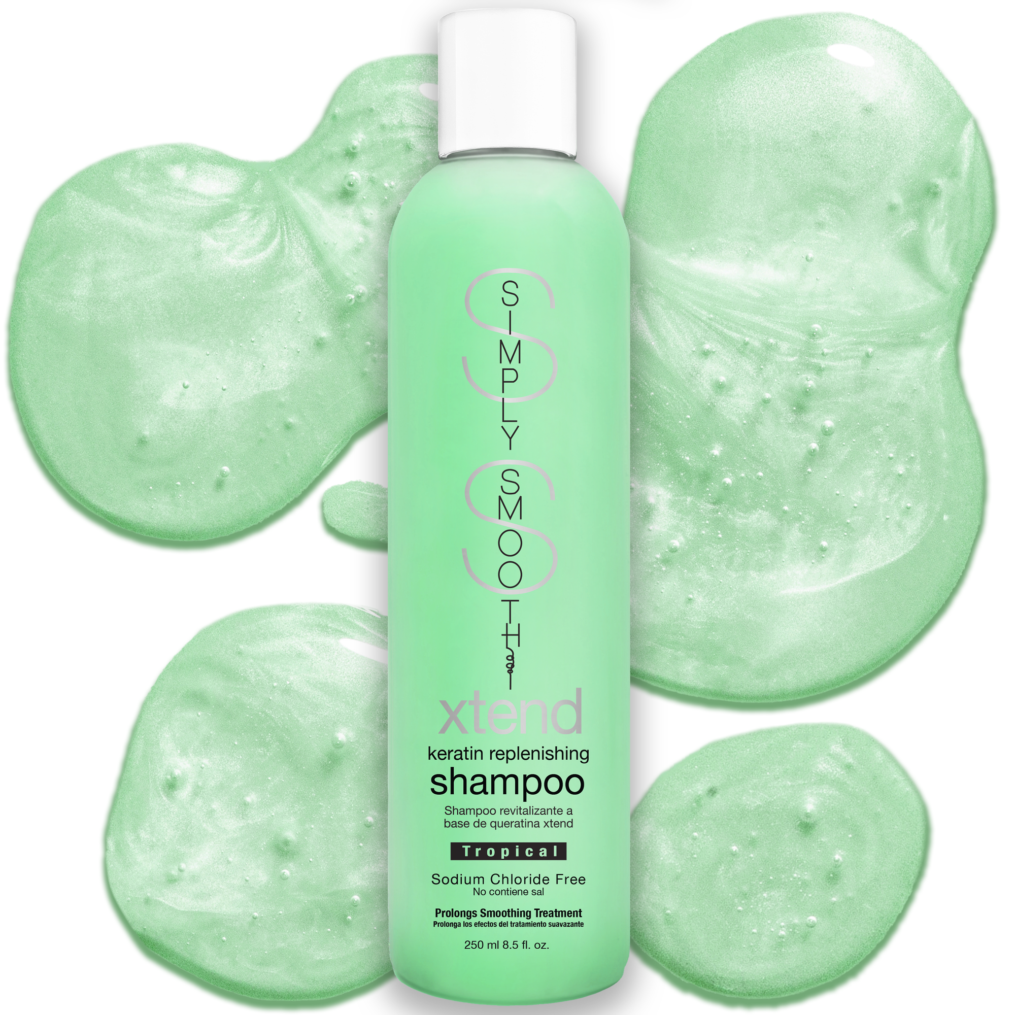 Tropický keratin doplňování šamponu