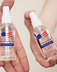 Sanitizer per la mano spray rinfrescante