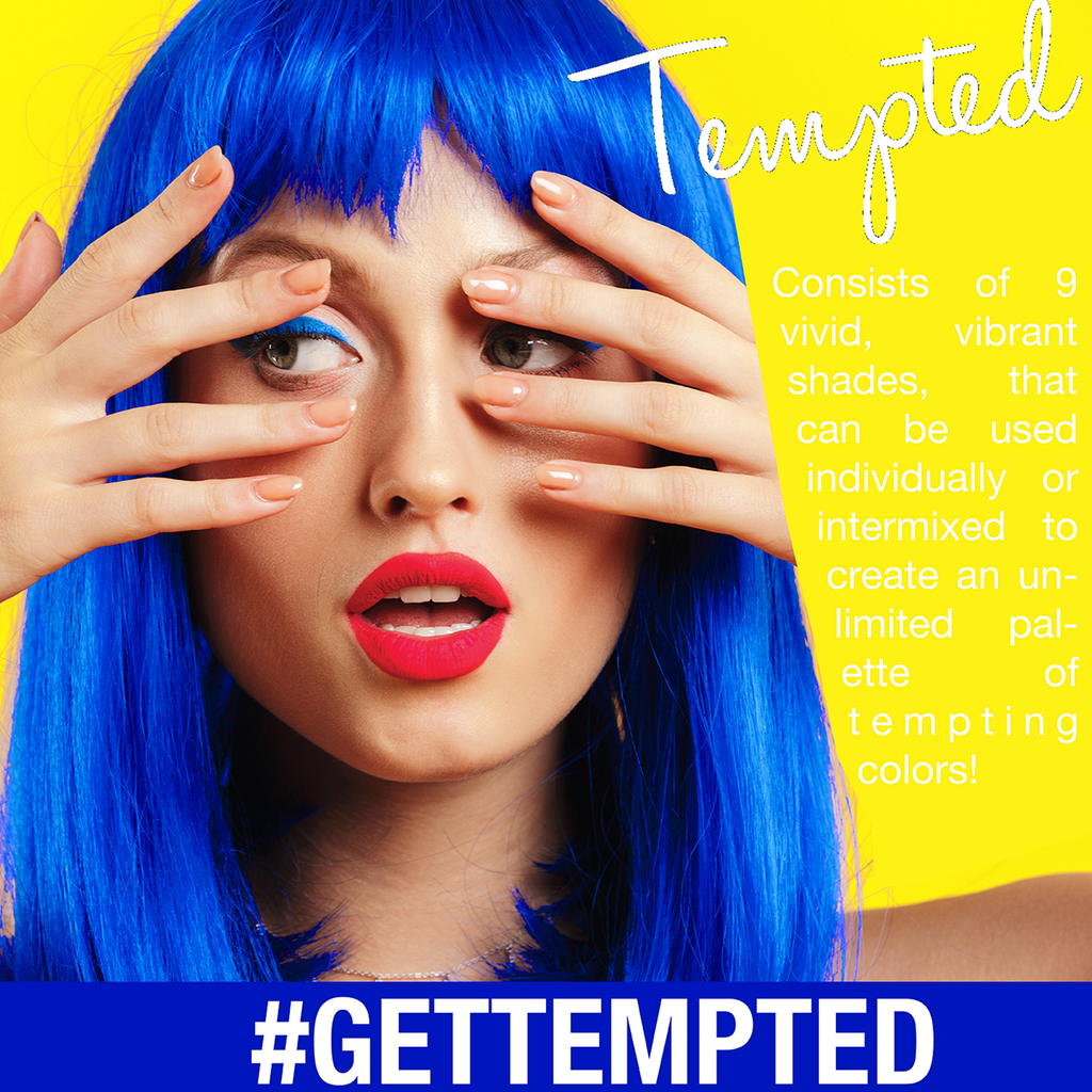 Tempted Blue Hair Dye Direct Pigment | American Culture Brands