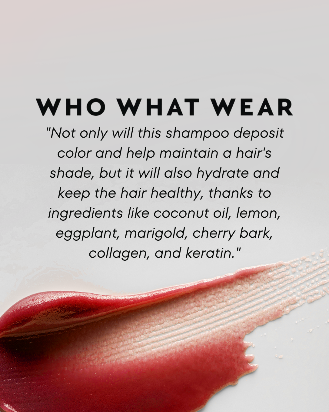 Red Hydrating Color Depositing Shampoo