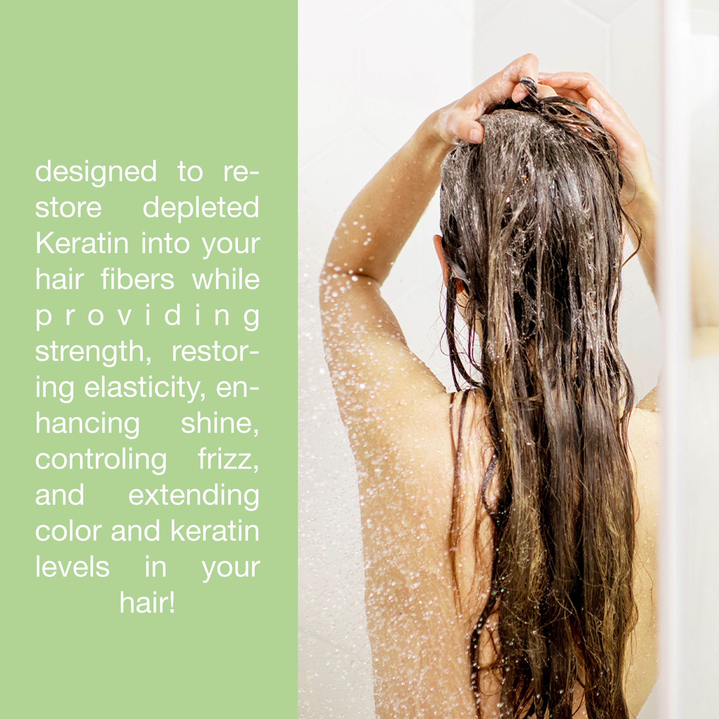 Tropický keratin doplňování šamponu